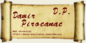 Damir Piroćanac vizit kartica